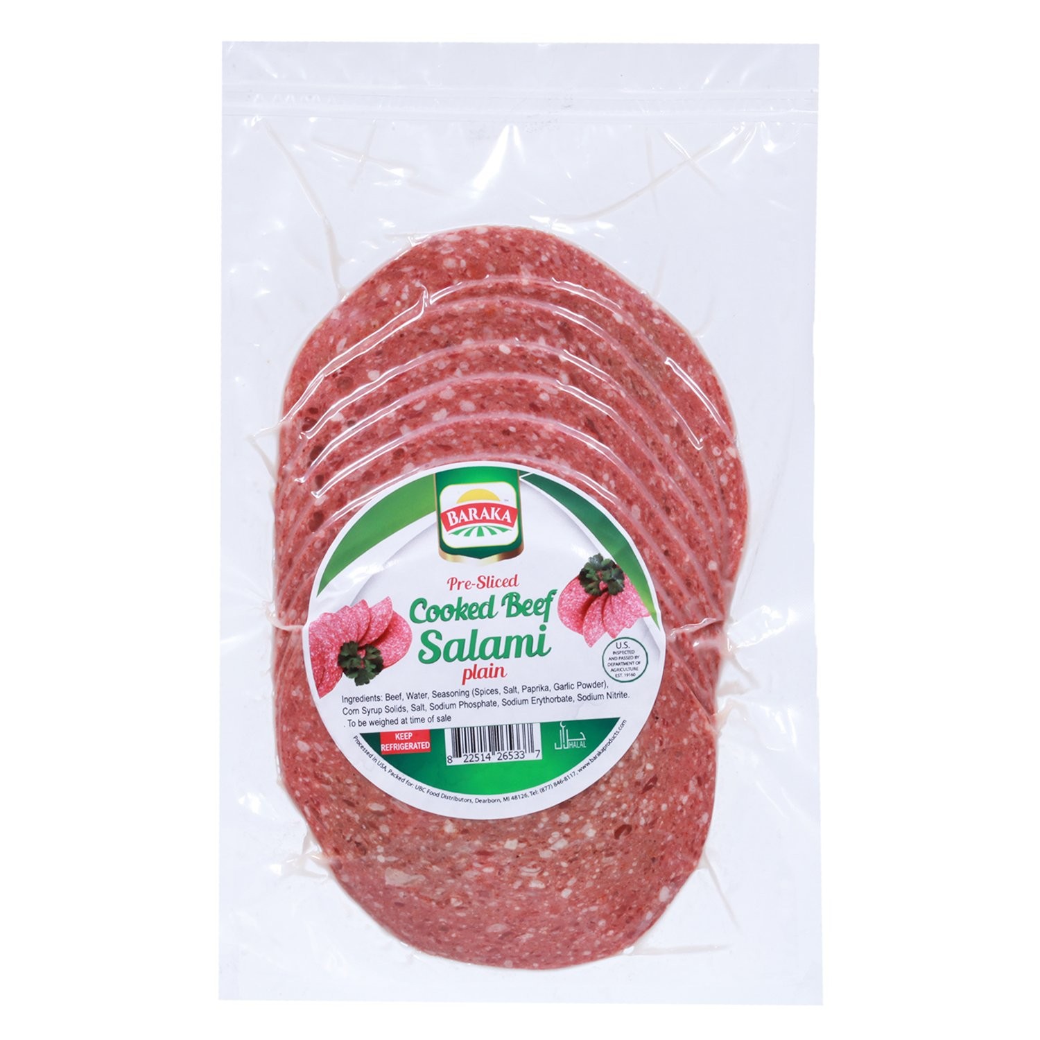 Baraka Cooked Beef Salam 8 OZ