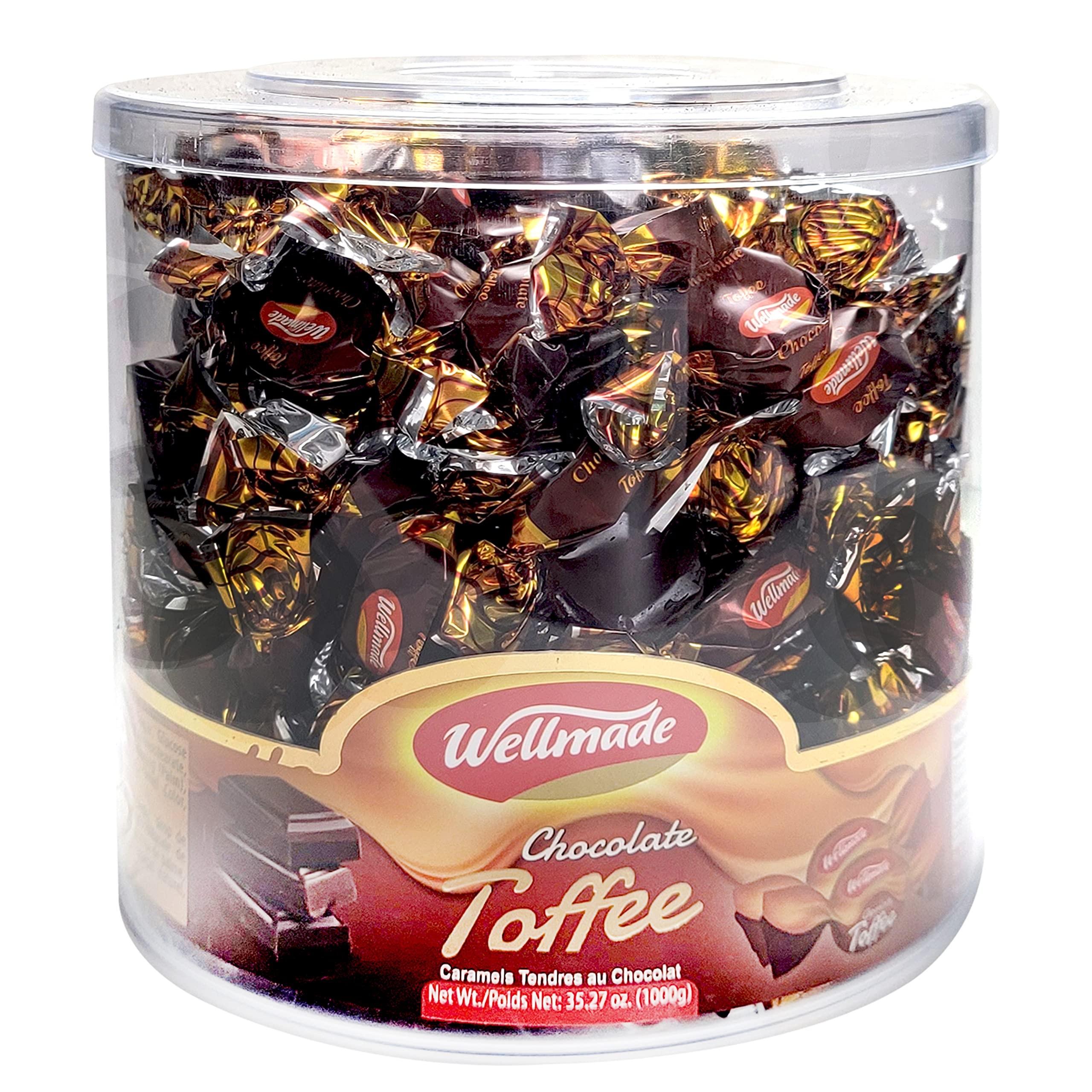 WELLMADE BUTTER TOFFEE CARAMEL CANDY 1000 GM