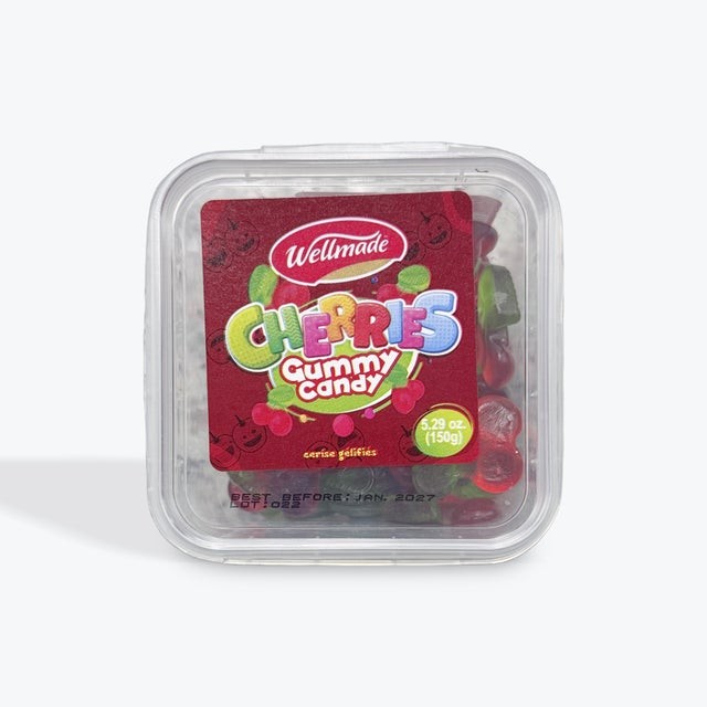 WELLMADE CHERRIES GUMMY 150 Gm
