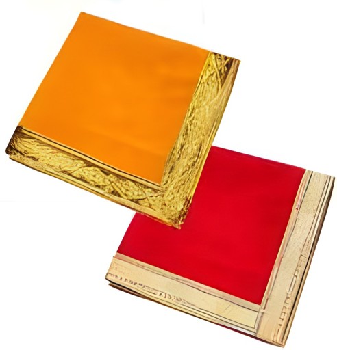 PUJA CLOTH RED/ORNG 1 PCS