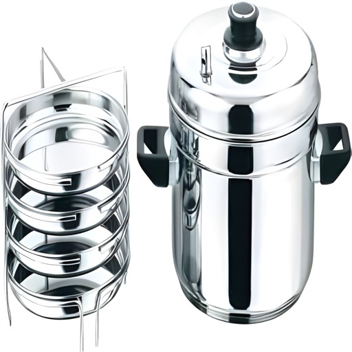 VINOD STEEL COOKER WITH IDLI STAND 5 TIER PLATE 1 EACH