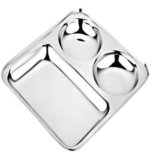 PAV BHAJI PLATE STEEL 1 EACH