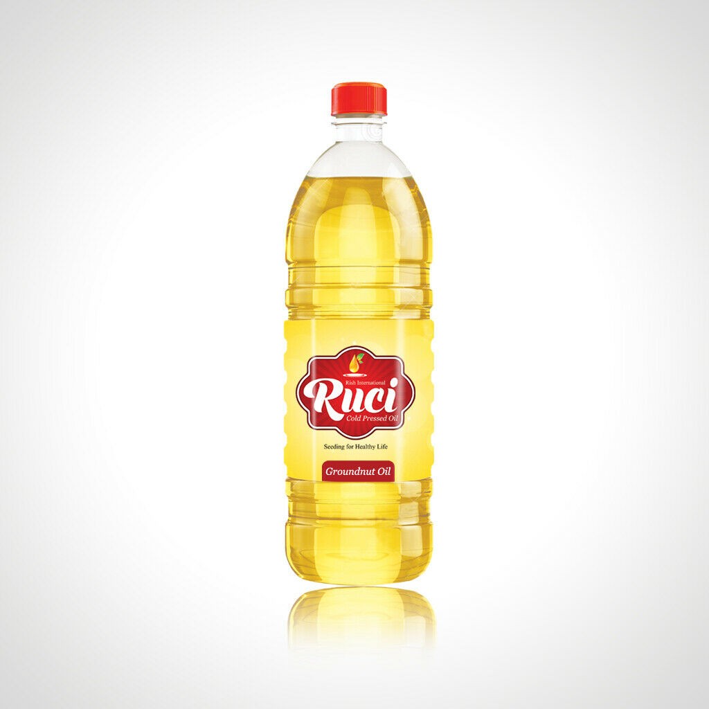 RUCI COLD PRESSED PEANUT OIL 1 LTR