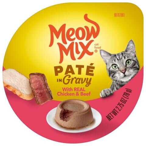 MEOW MIX POULTRY & BEEF 12 PACK