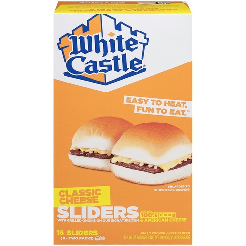 WHITE CASTLE CHEESEBURGERS               1 COUNT