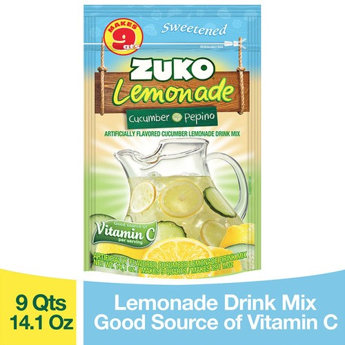 ZUKO LEMONADE WITH CUCUMBER              14.1 OZ
