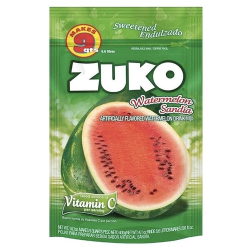 ZUKO WATERMELON DRINK MIX                14.1 OZ
