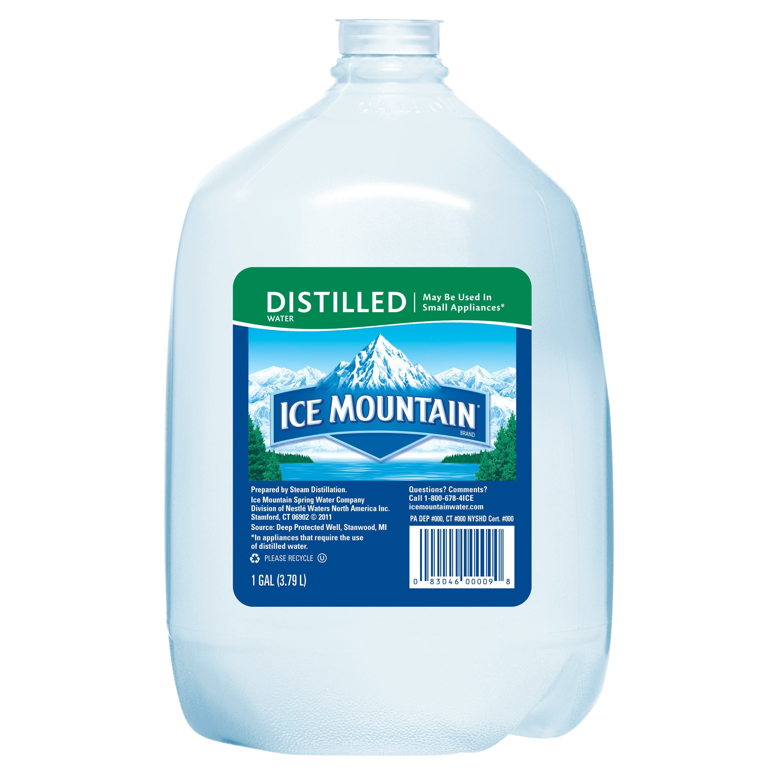 ICE MOUNTAIN DISTILLED WATER 3.79 LTR