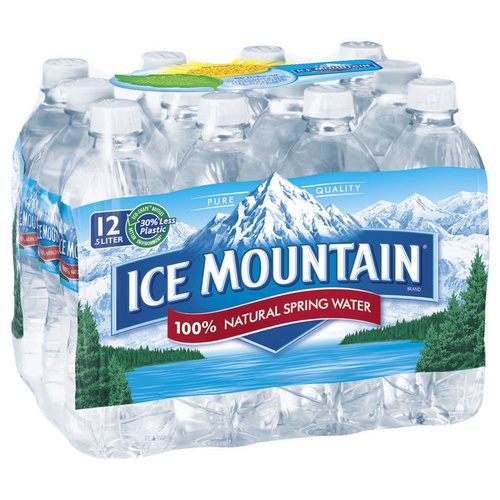 ICE MOUNTAIN WATER .5 LTR                202.8 OZ