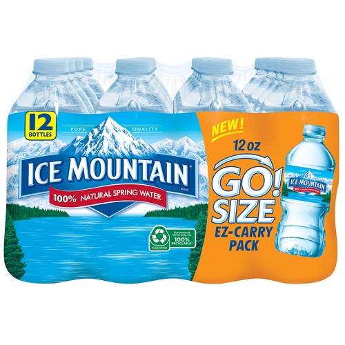 ICE MOUNTAIN SPRING WATER 12 12oz. B     1 OZ