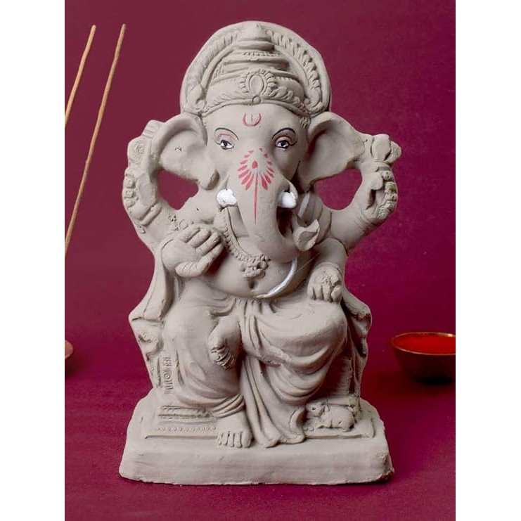 Sadhu Ganesh Idol 8 Inch