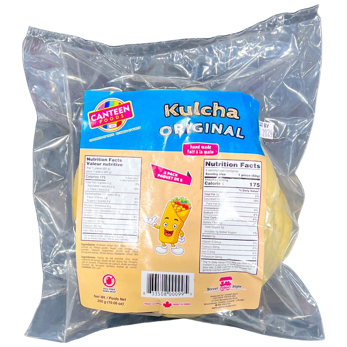 Canteen Original Kulcha  5 PCS