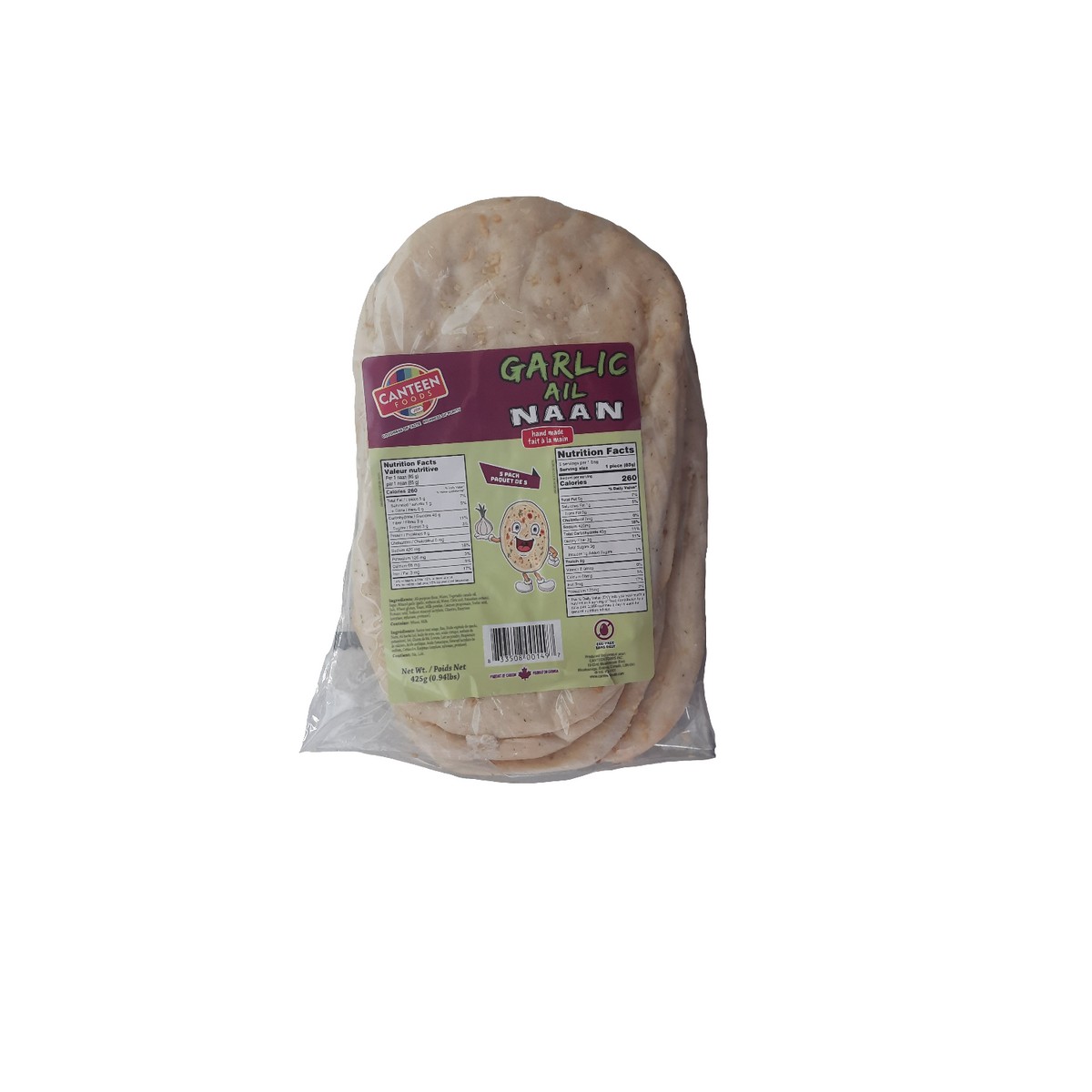GARLIC NAAN CANTEEN 425 GM