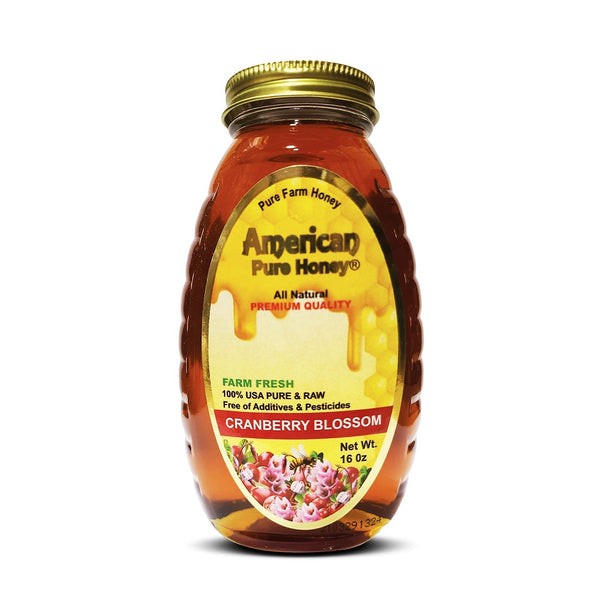AMERICAN PURE HONEY CRANBERRY BLOSSOM 16 OZ