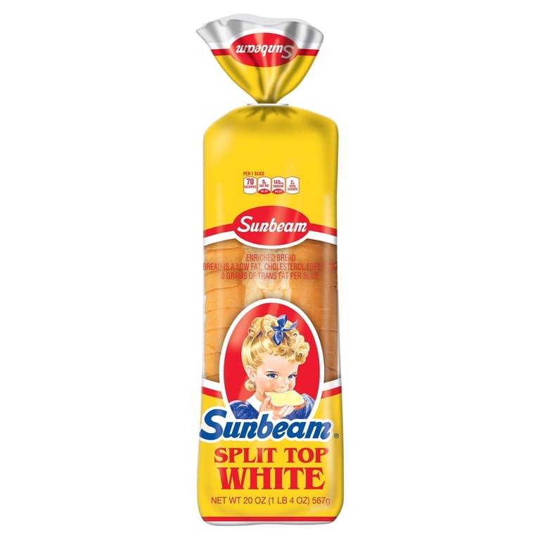 SUPER BREAD SPLIT TOP WHT 20 OZ