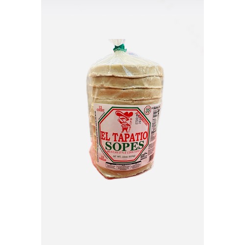EL TAPATIO CORN SOPES 12CT               22 OZ