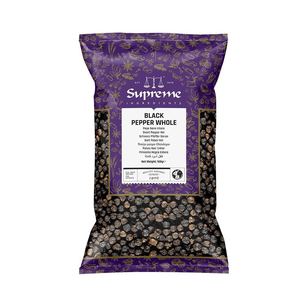 Supreme Black Pepper Whole 100 GM