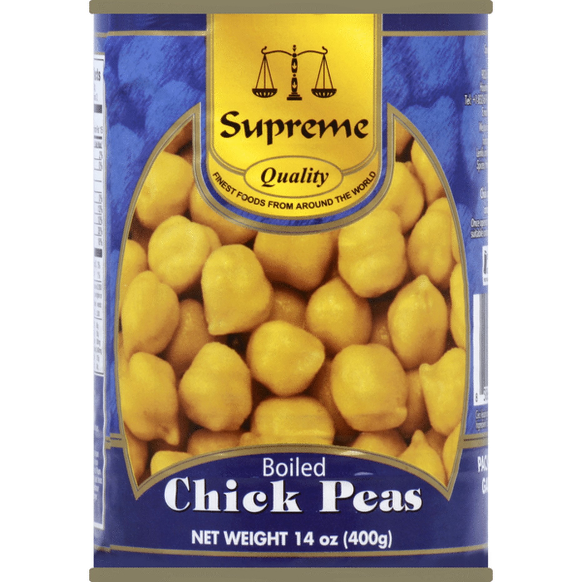 Supreme Chick Peas 400 GM