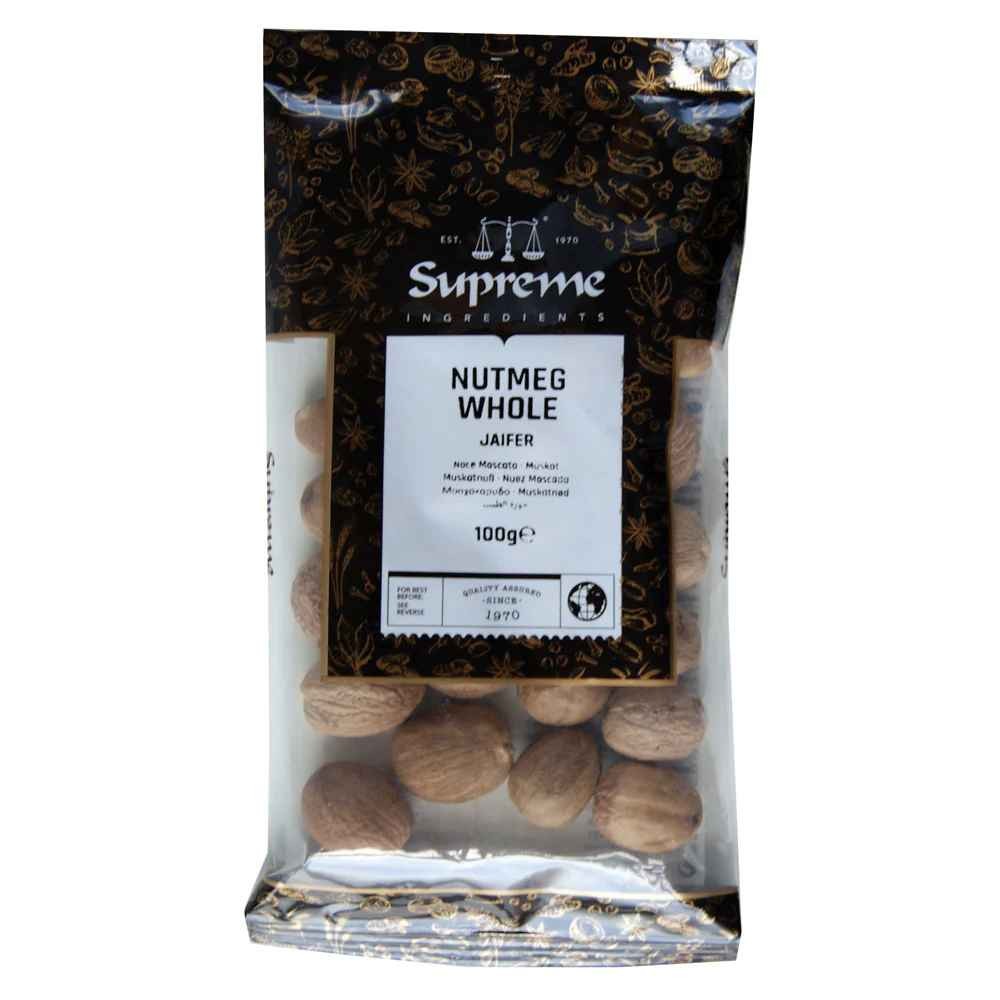 Supreme Nutmeg Whole 100 GM