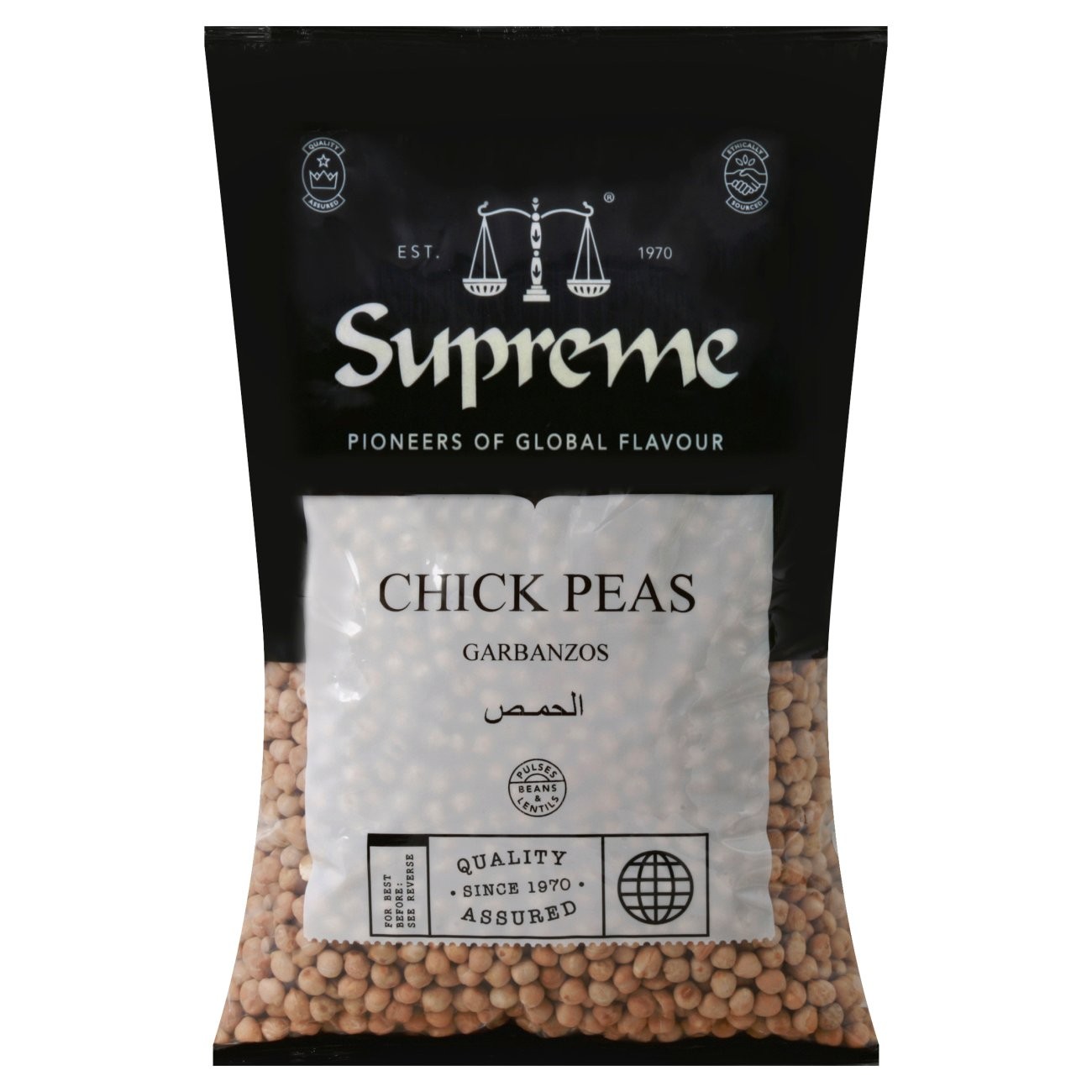 Supreme Chick Peas 5 LBS