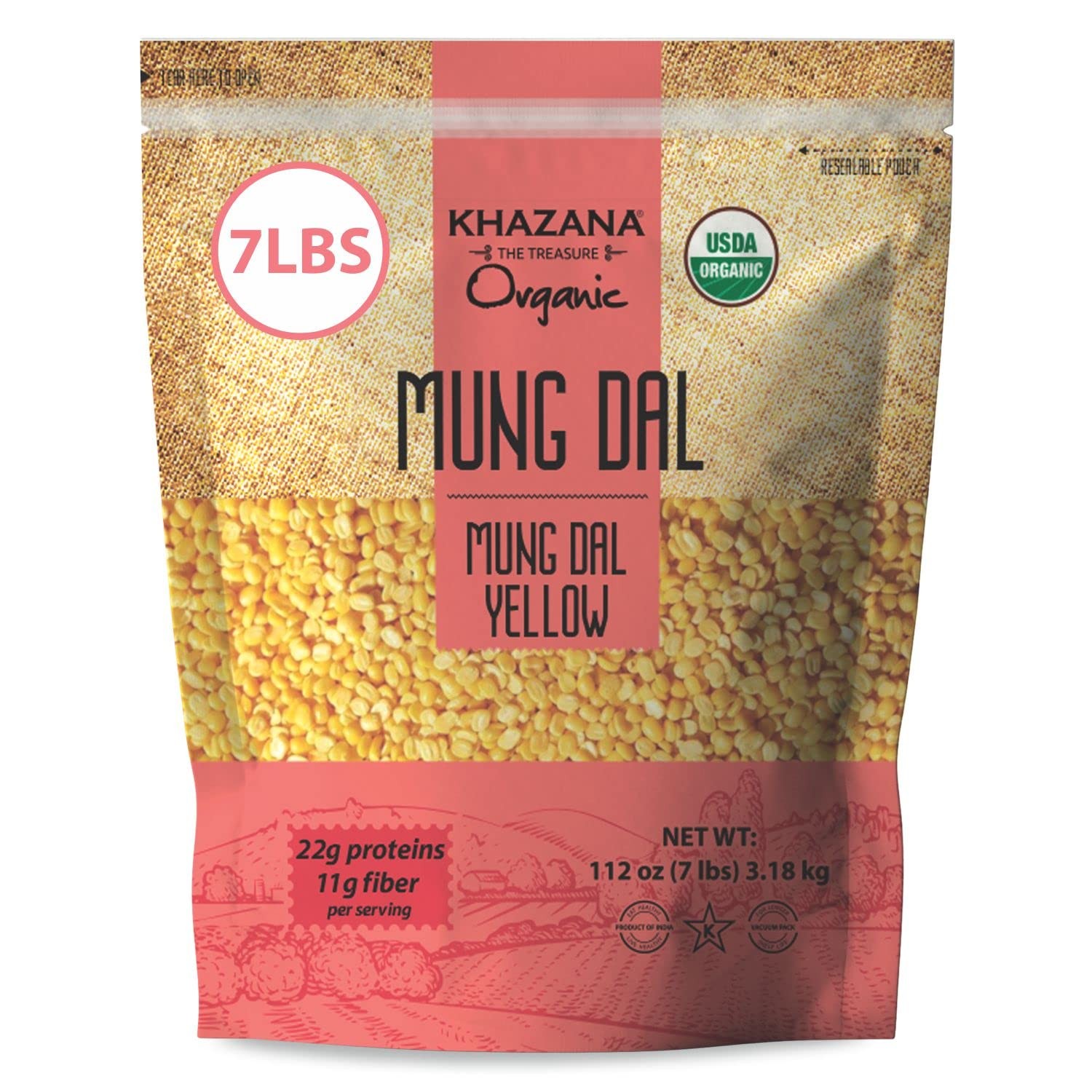 KHAZANA MUNG DAL 7 LBS