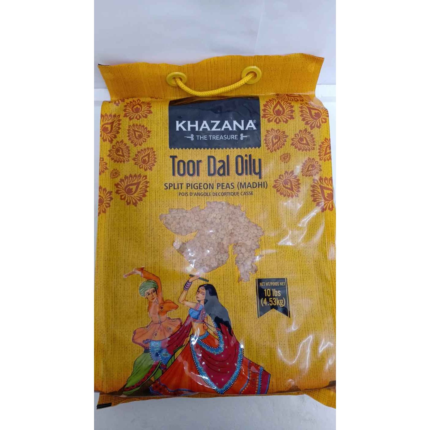 KHAZANA TOOR DAL OILY 10 LBS