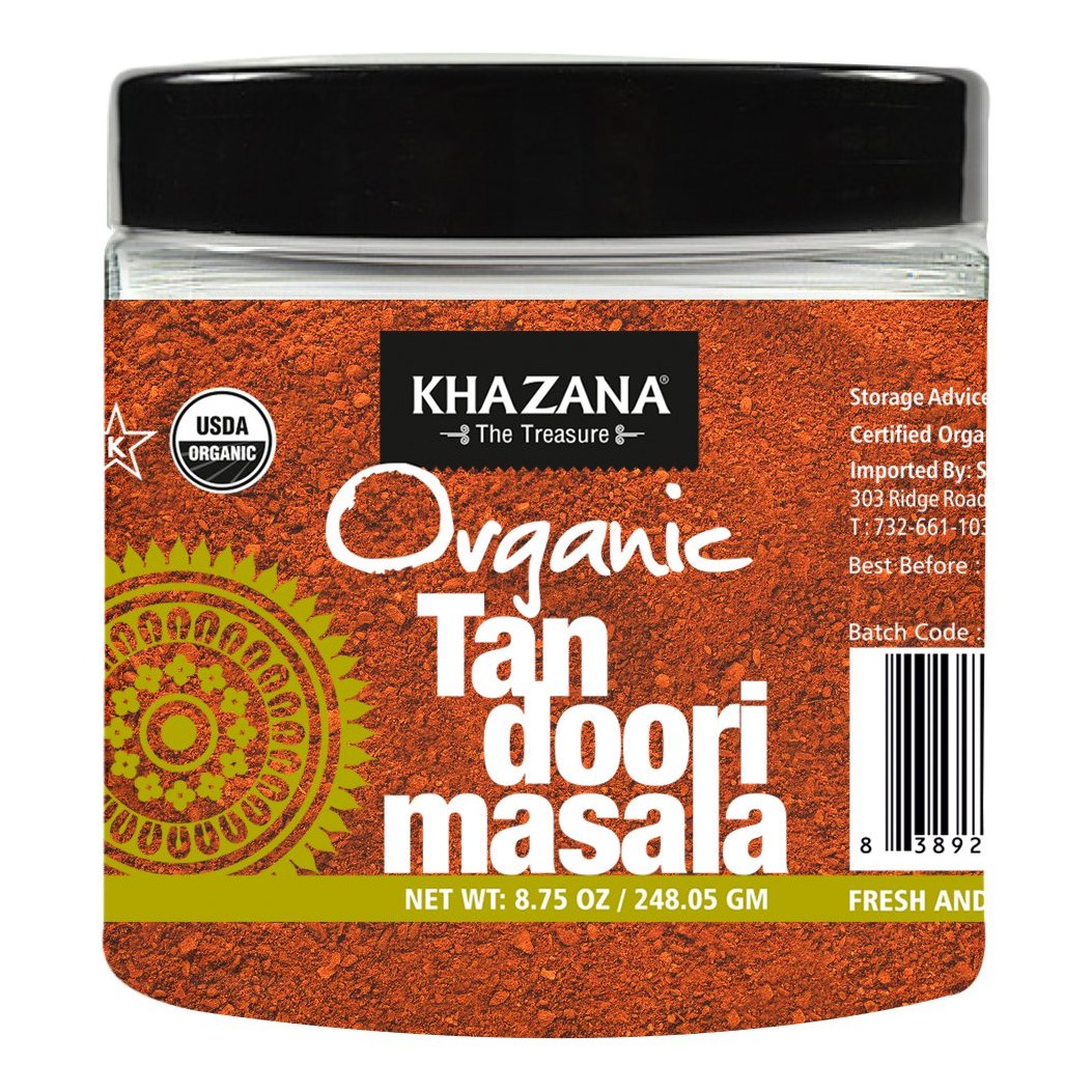 ORGANIC TANDOORI MASALA KHAZANA 248 GM