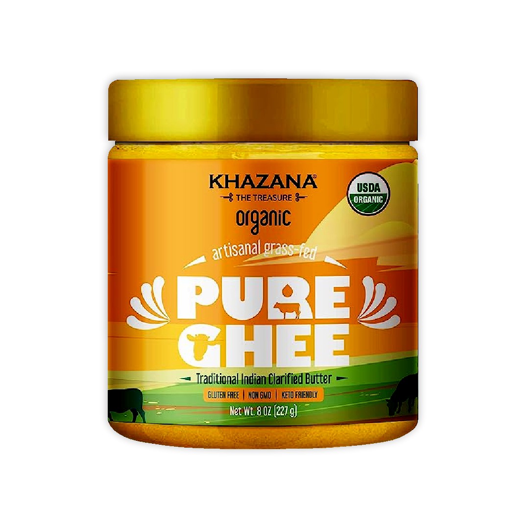 KHAZANA ORGAN IC GHEE 8 OZ
