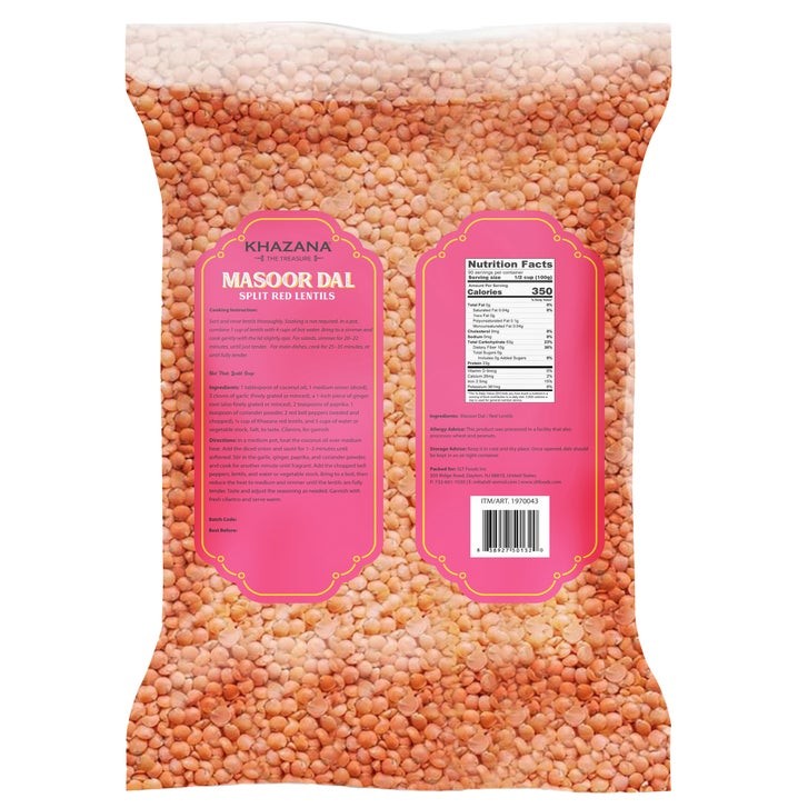 KHAZANA MASOOR DAL 4 LBS