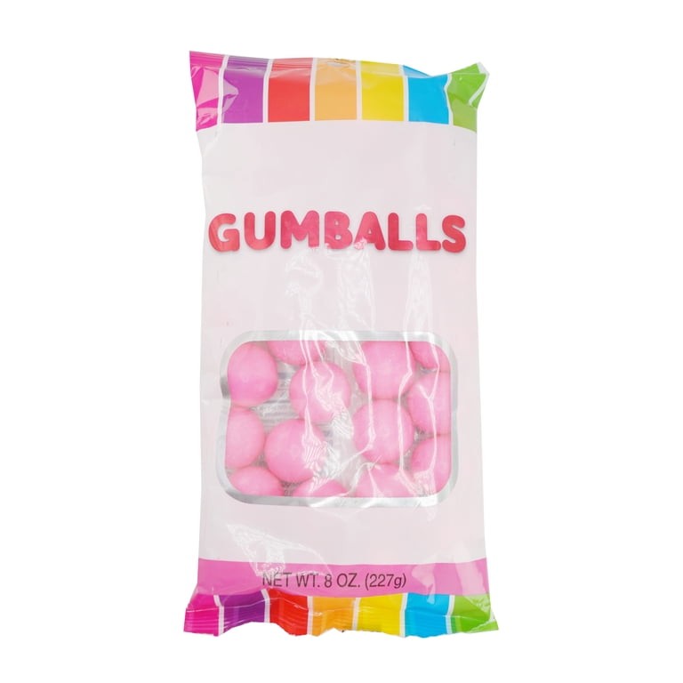 BUBBLE GUM GUMBALLS 8 OZ