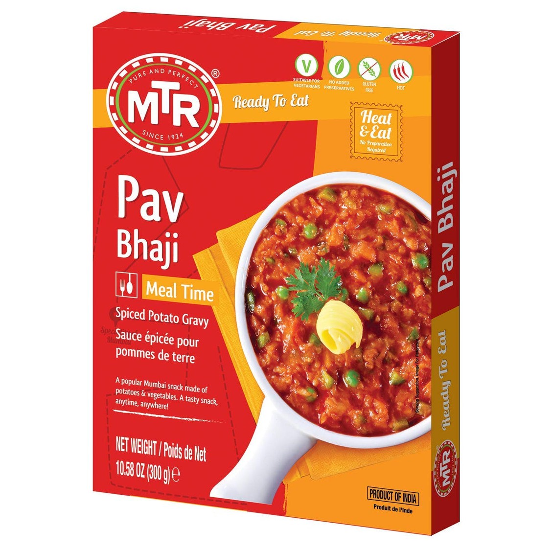 MTR RTE PAV BHAJI 10.56 OZ