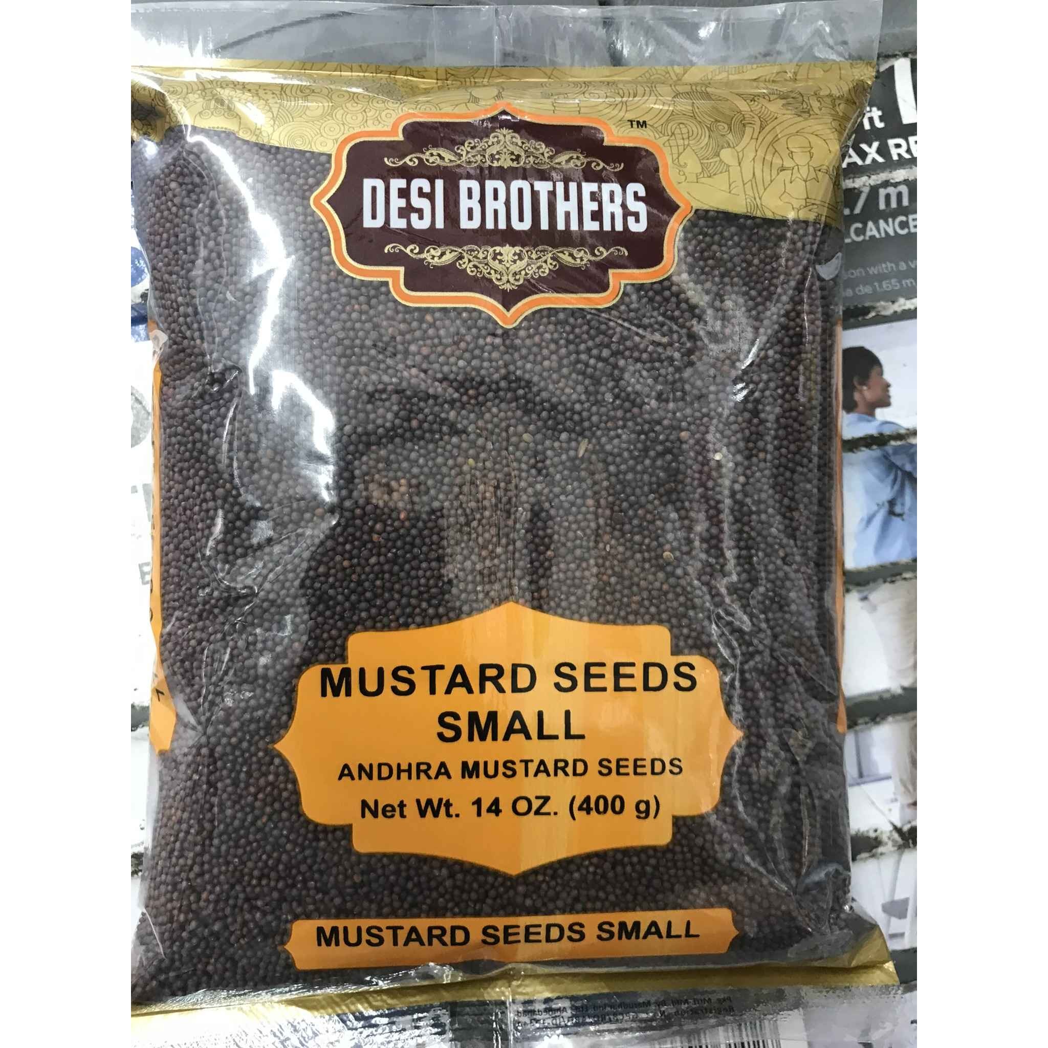 DESI BROTHERS MUSTARD SEEDS SMALL 14 OZ