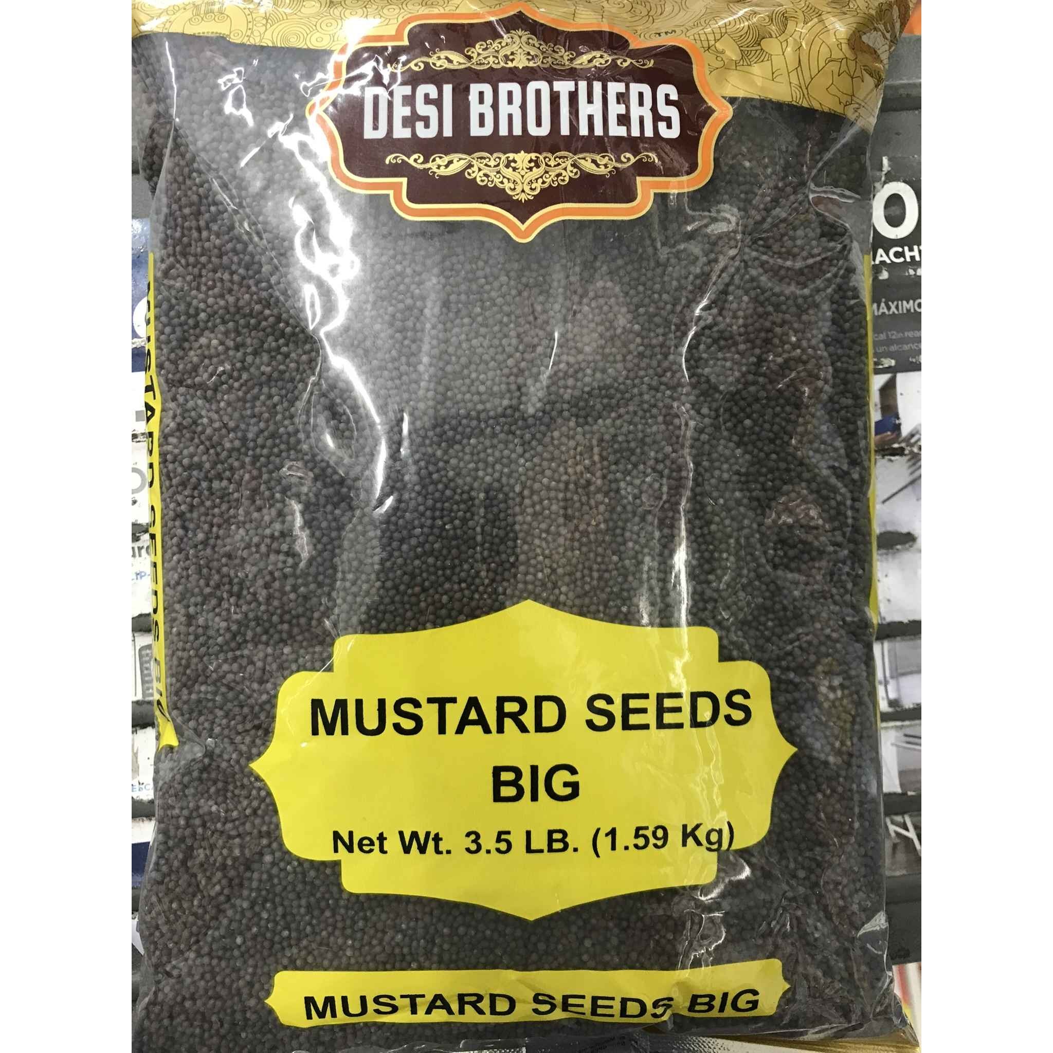 DESI BROTHERS MUSTARD SEEDS 3.5 LBS