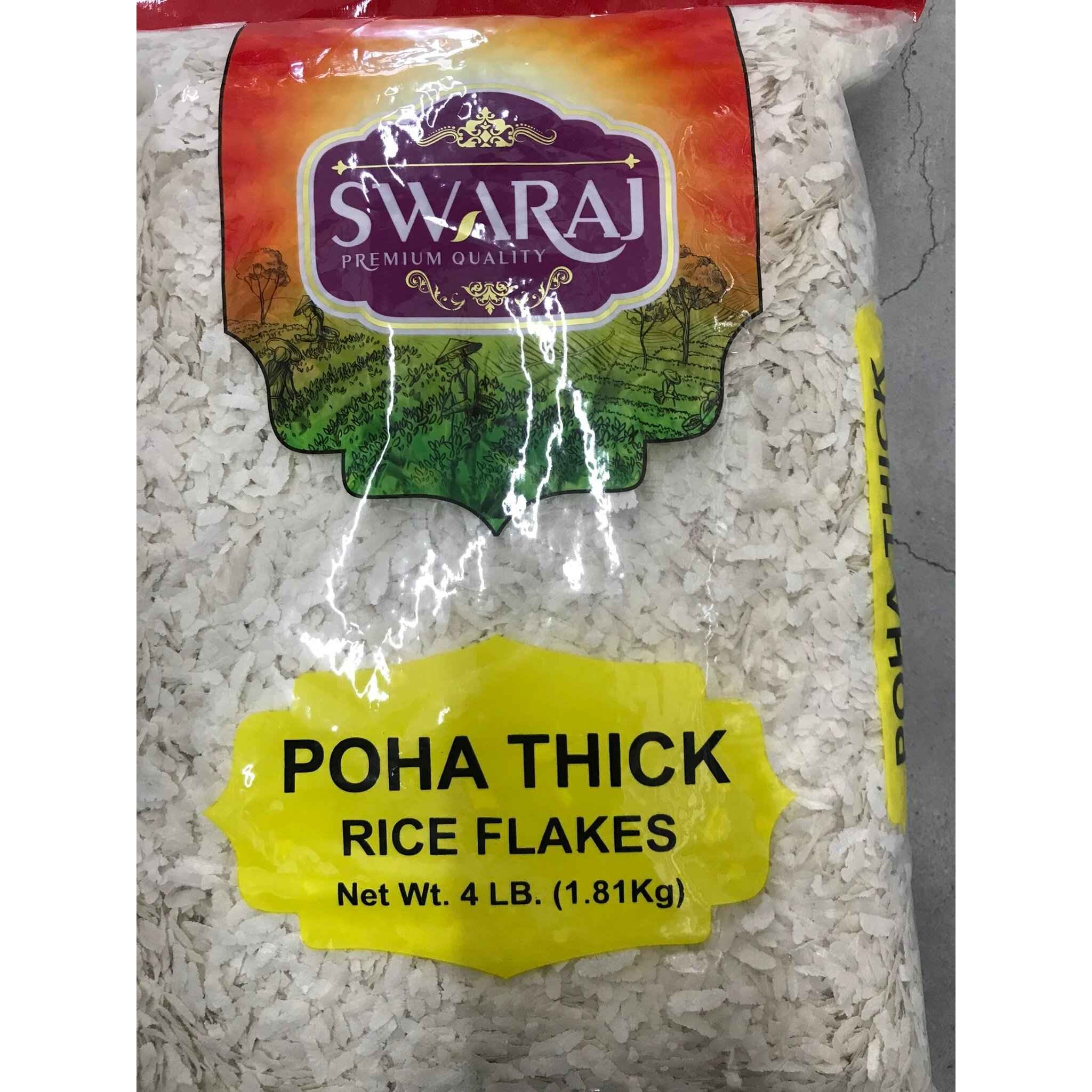SWARAJ POHA THICK RICE 4 LBS