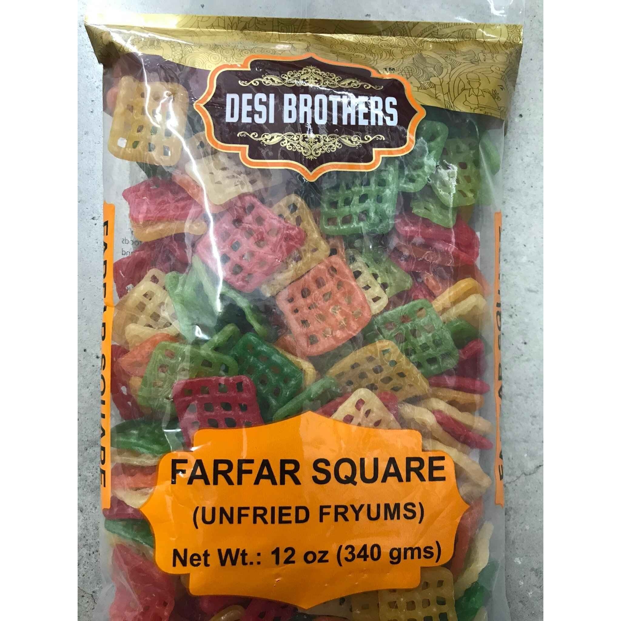 DESI BROTHERS FARFAR SQUARE FRYUM 12 OZ