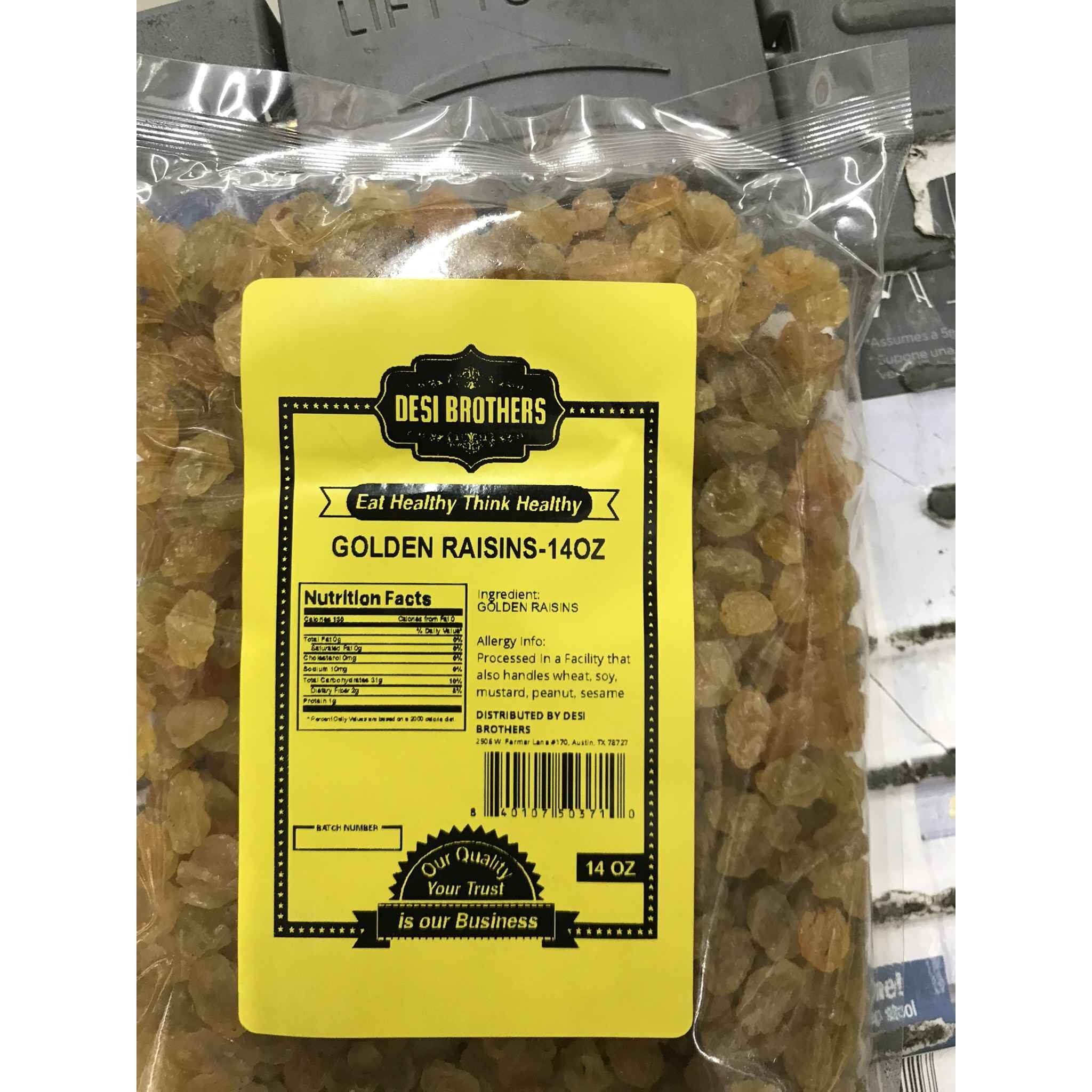DESI BROTHERS GOLDEN RAISIN 14 OZ