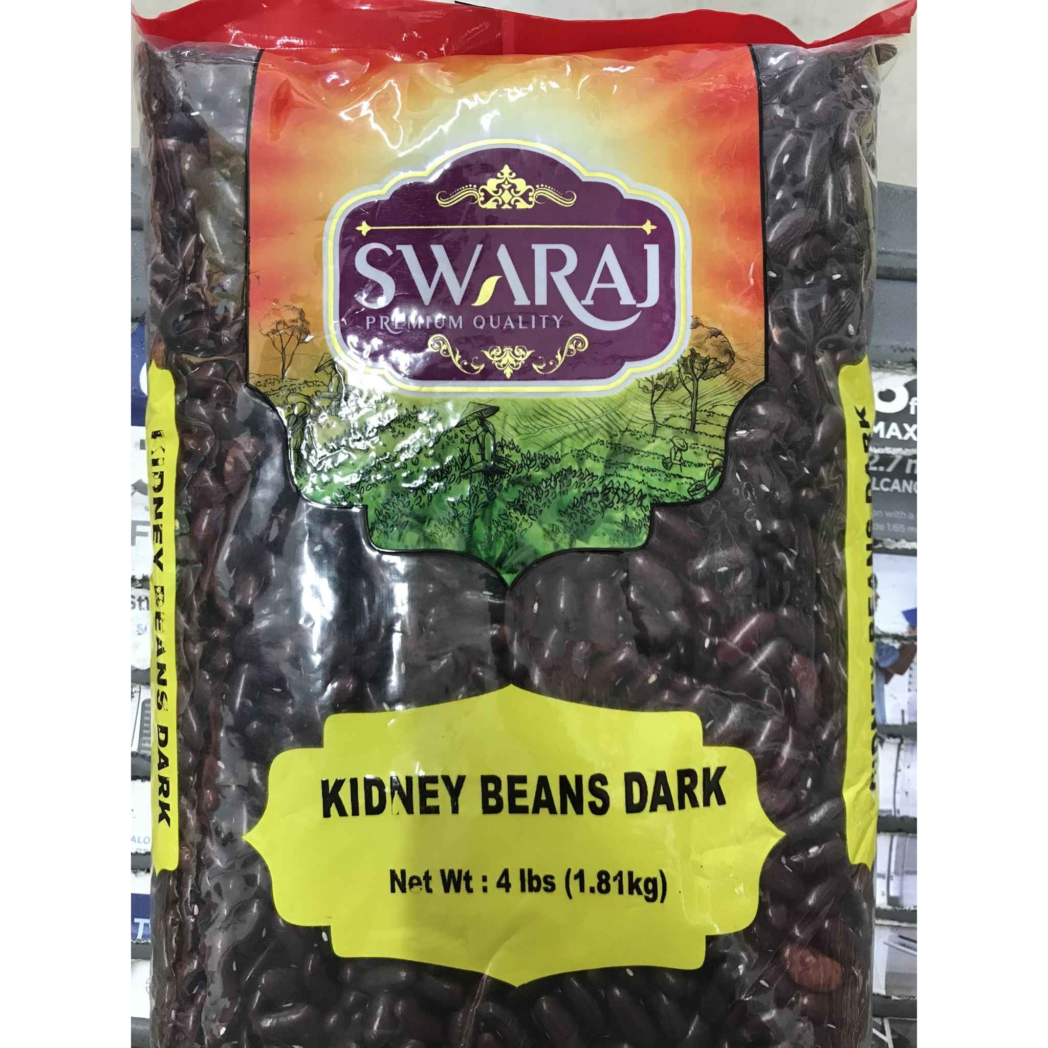SWARAJ KIDNEY BEANS DARK 4 LBS