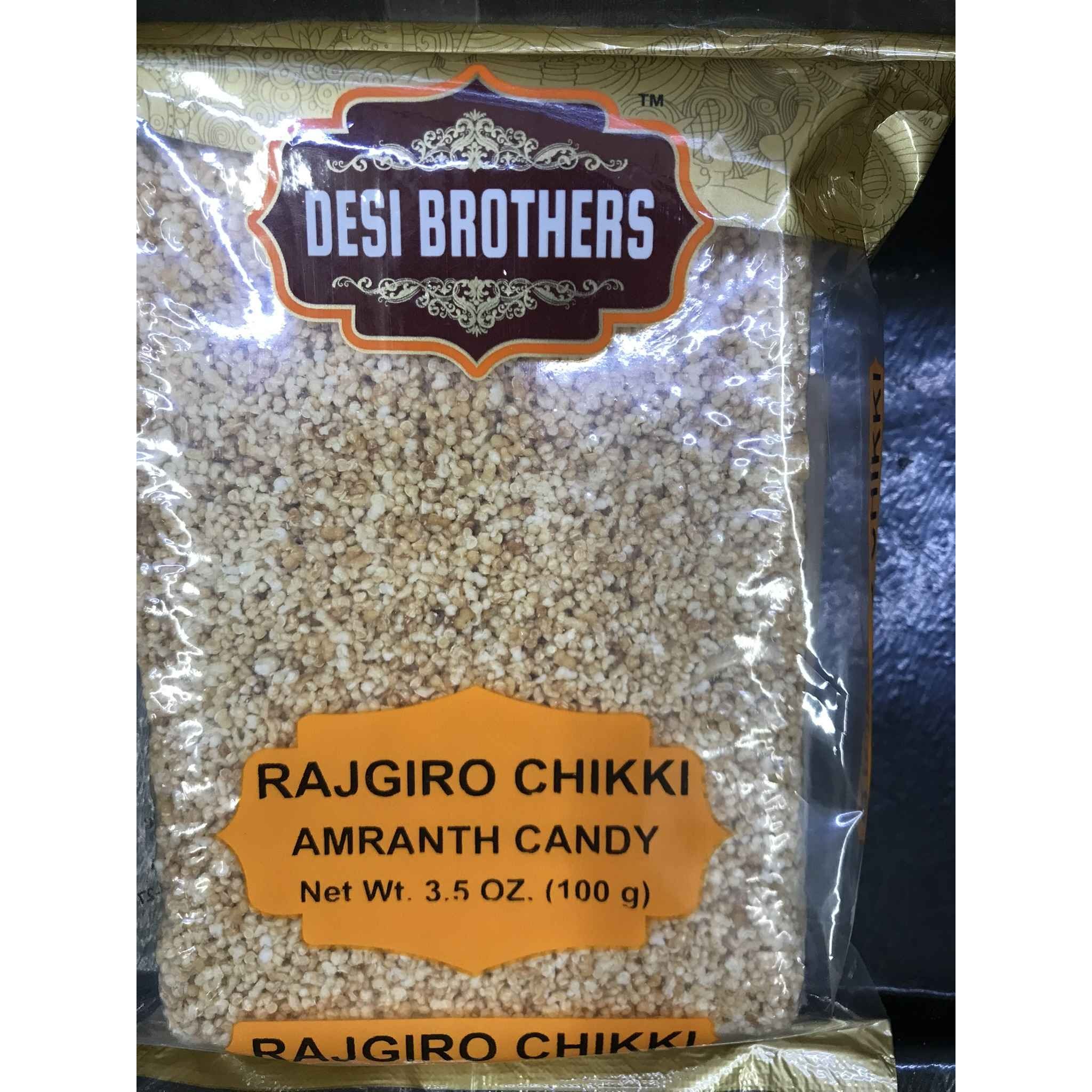 DESI BROTHERS RAJGIRO CHIKKI 3.5 OZ