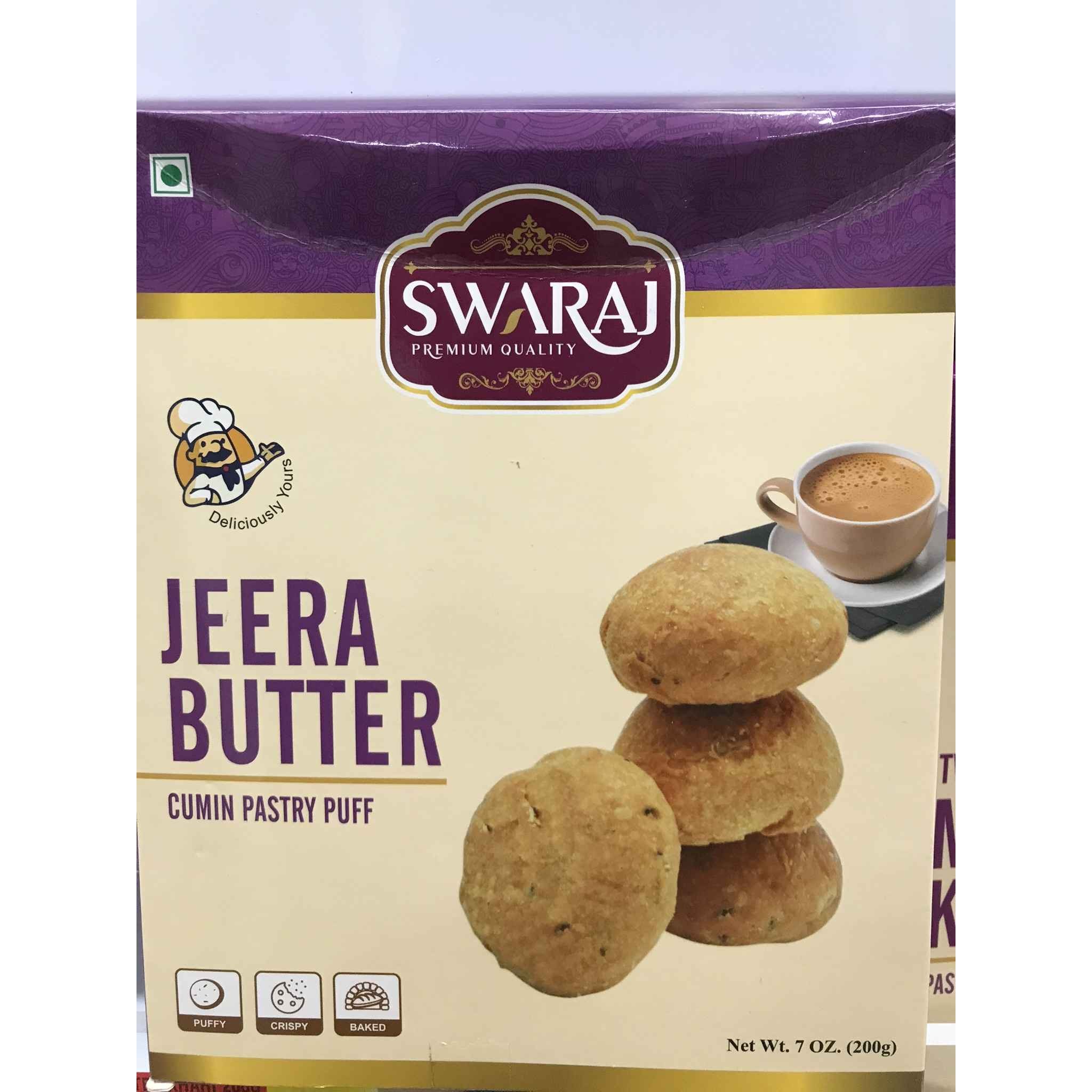 SWARAJ JEERA BUTTER PUFF 7 OZ