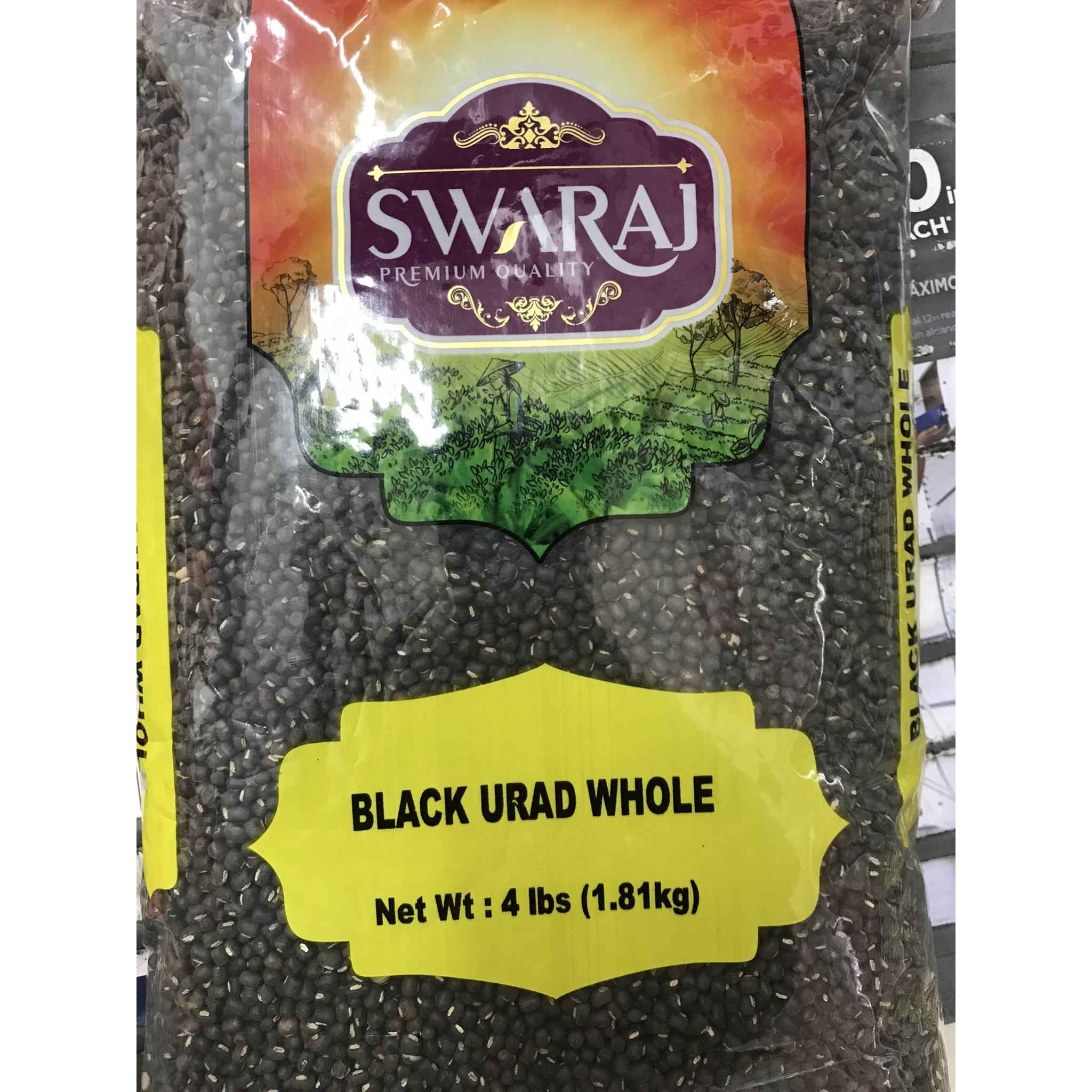 SWARAJ BLACK URAD WHOLE 2 LBS