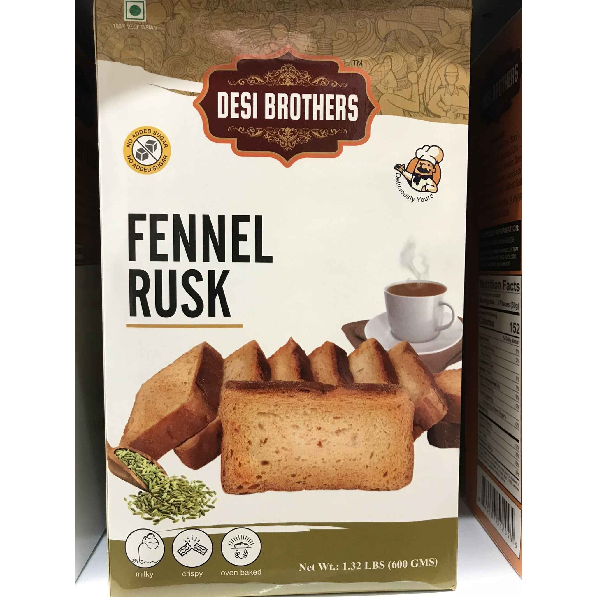 DESI BOTHERS FENNEL RUSK 1.32 LBS
