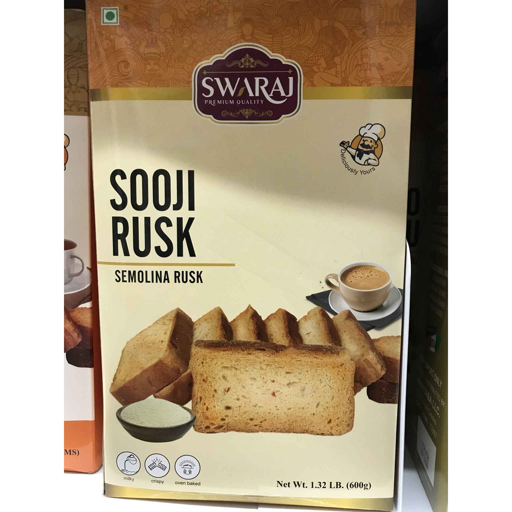 SWARAJ SOOJI RUSK 1.32 LBS