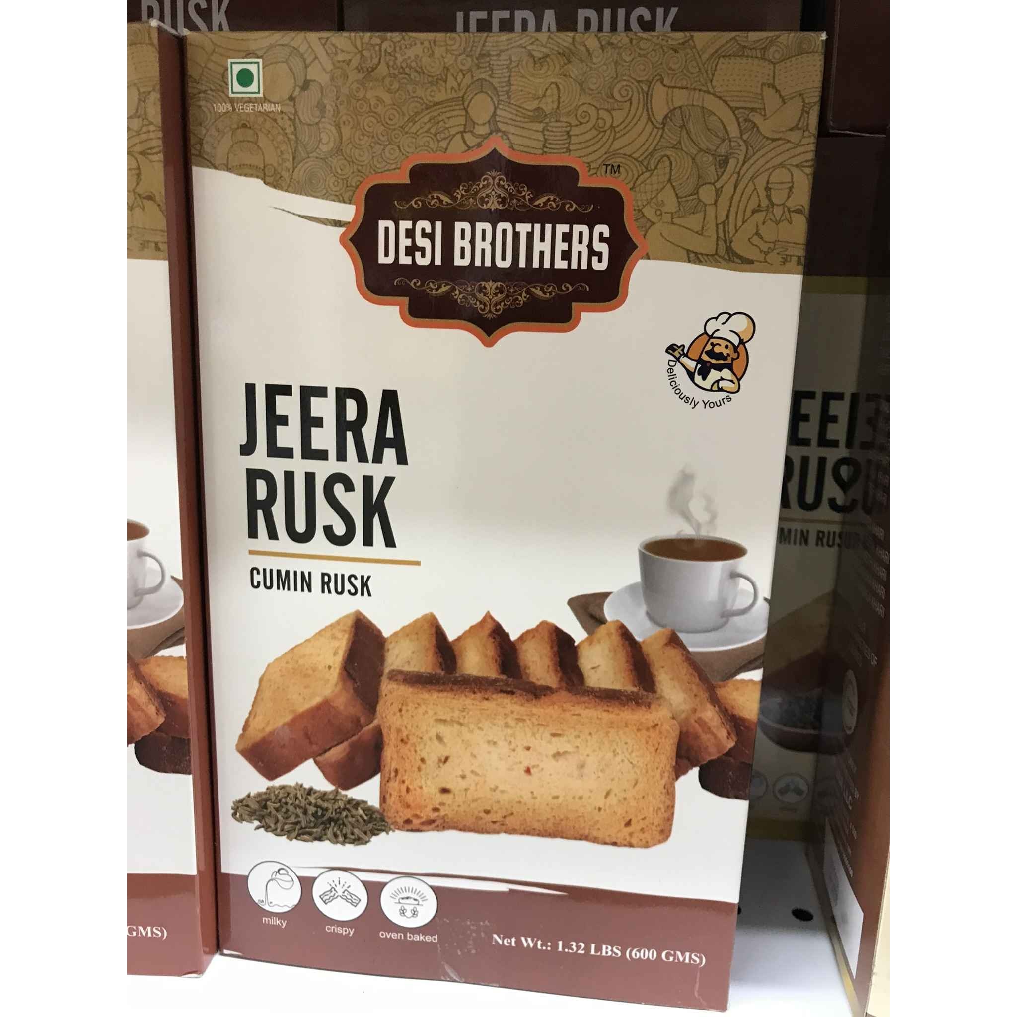 DESI BROTHERS JEERA RUSK 600 GM