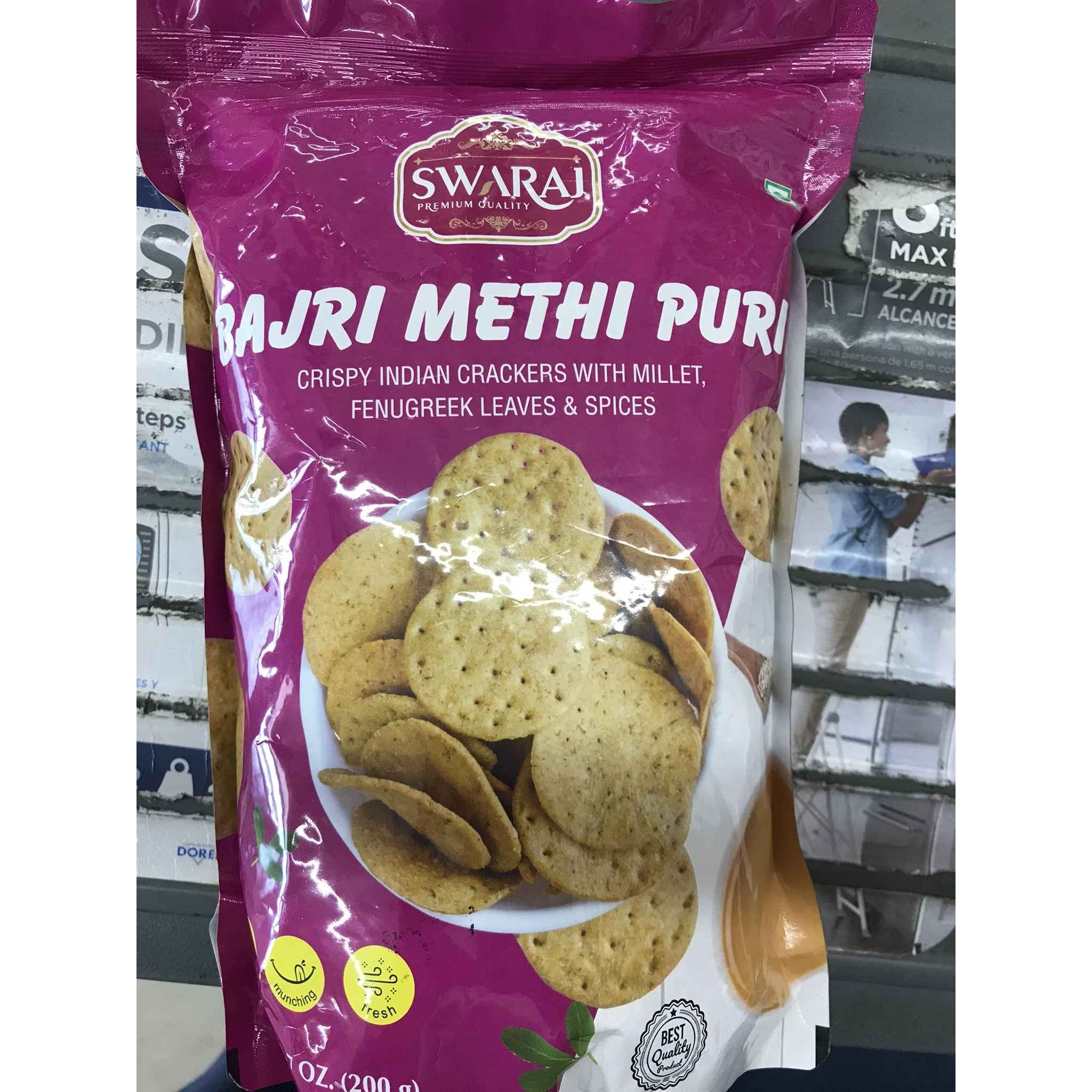 SWARAJ BAJRI METHI PURI 7 OZ