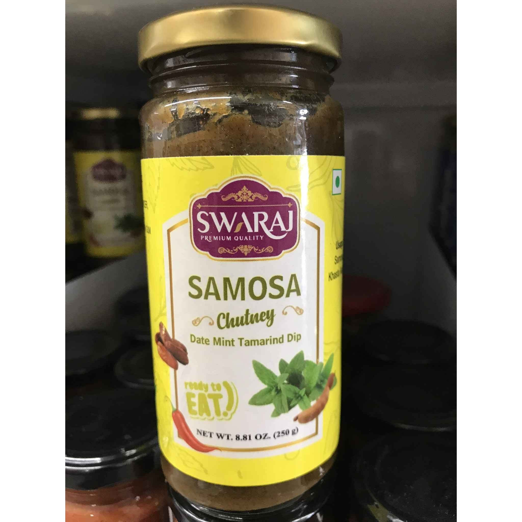 SWARAJ SAMOSA CHUTNEY 8.81 OZ