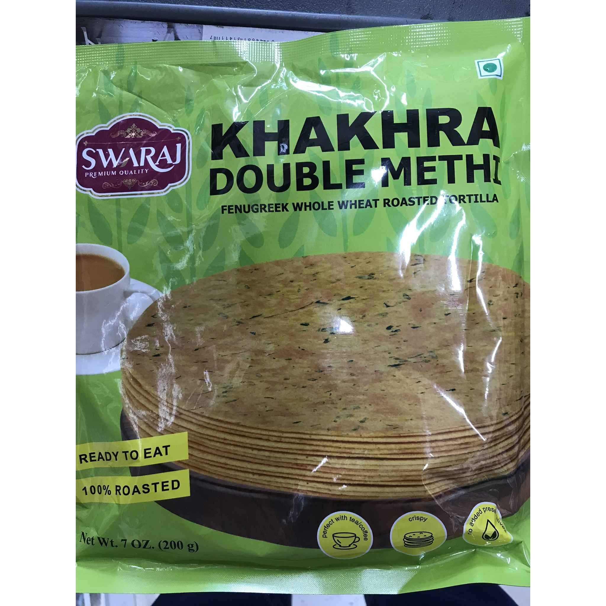 SWARAJ KHAKHRA DOUBLE METHI 7 OZ