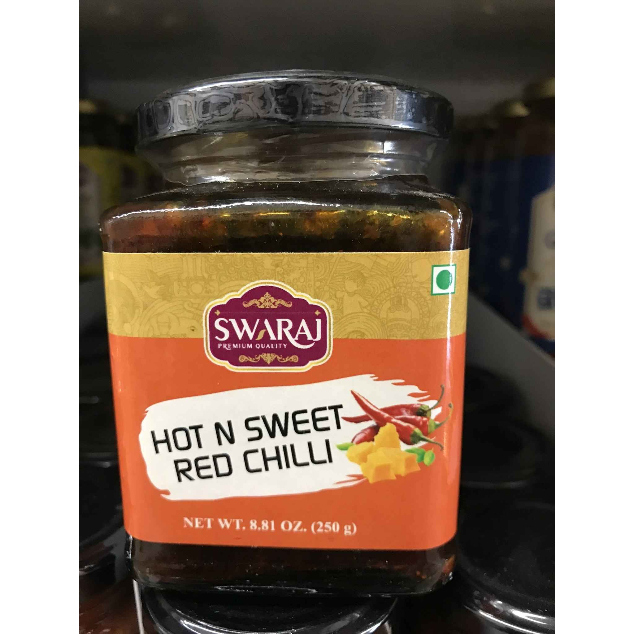 SWARAJ HOT N SWEET RED CHILLI 8.81 OZ