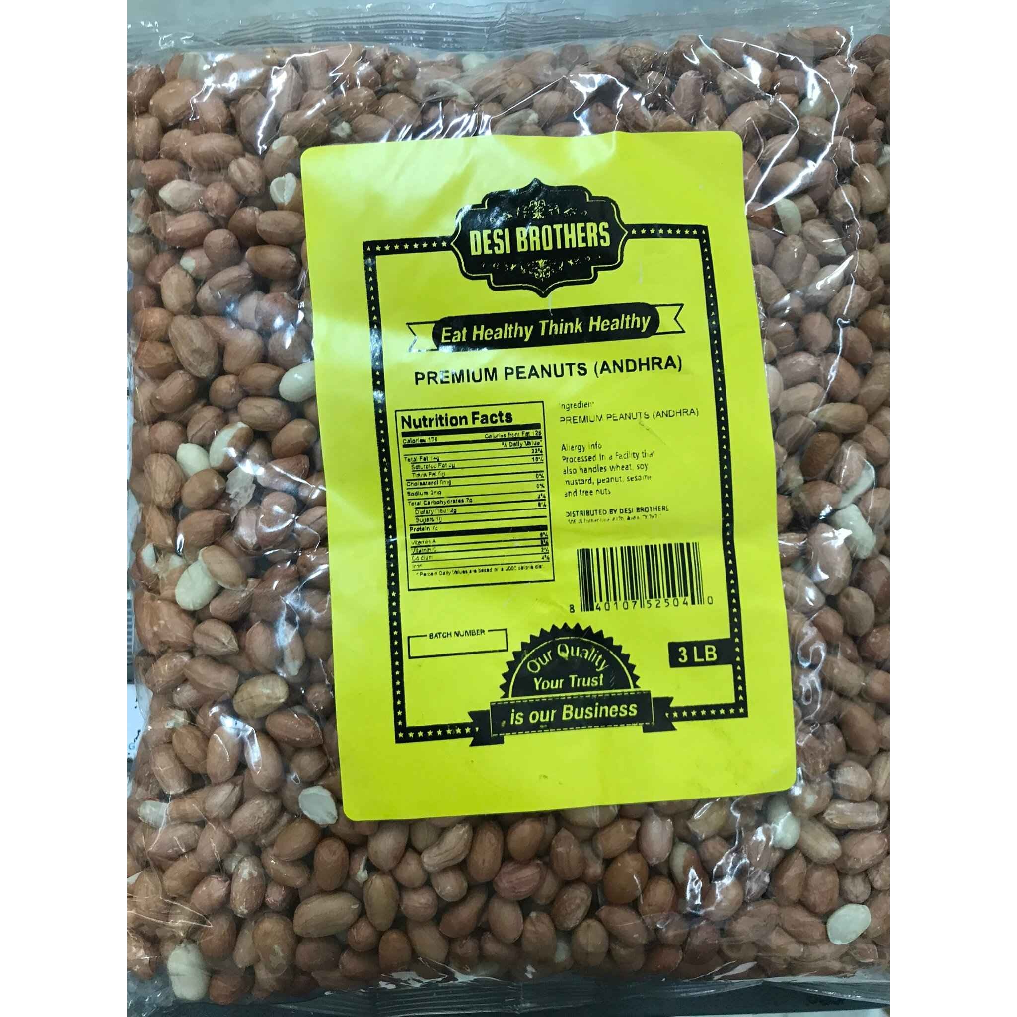 DESI BROTHERS PEANUTS 3 LBS