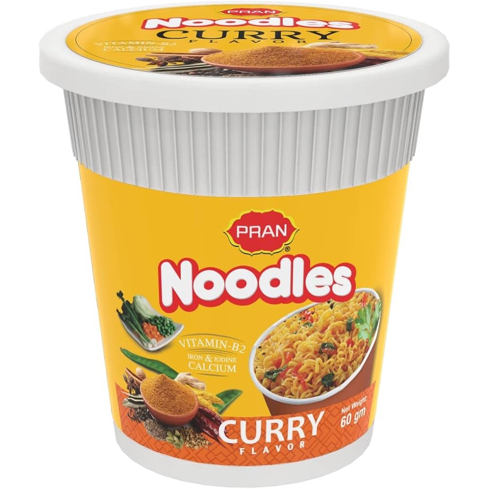 PRAN CURRY CUP NOODLES 60 GM