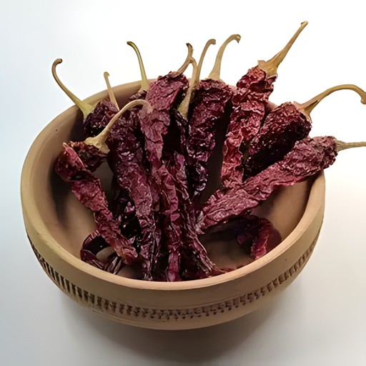 KASHMIRI CHILLI WHOLE WITH STEM GRAIN MARKET 100 GM